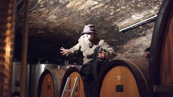 Regen Zulauf erfuhr der Weingeist im Keller des Bergmeisterhauses.